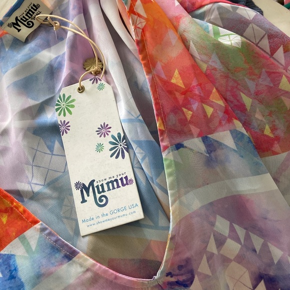 NWT Show Me Your Mumu Salvation Mountain Peta Cover Up Tunic Size Small - Picture 5 of 8